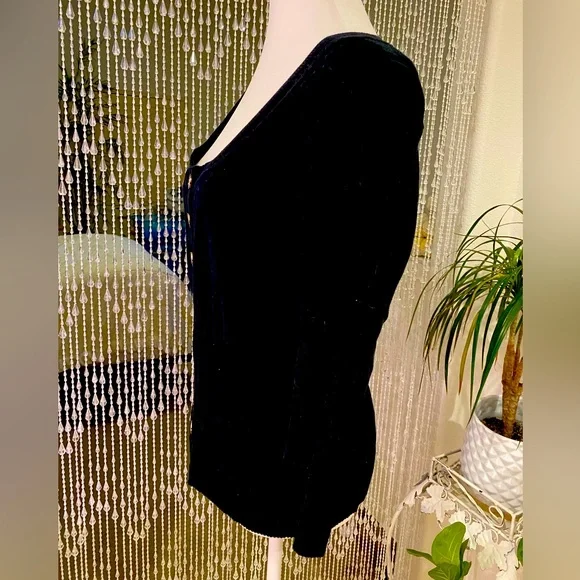 LANE BRYANT BUTTON RIBBED SWEATER - Picture 2 of 5